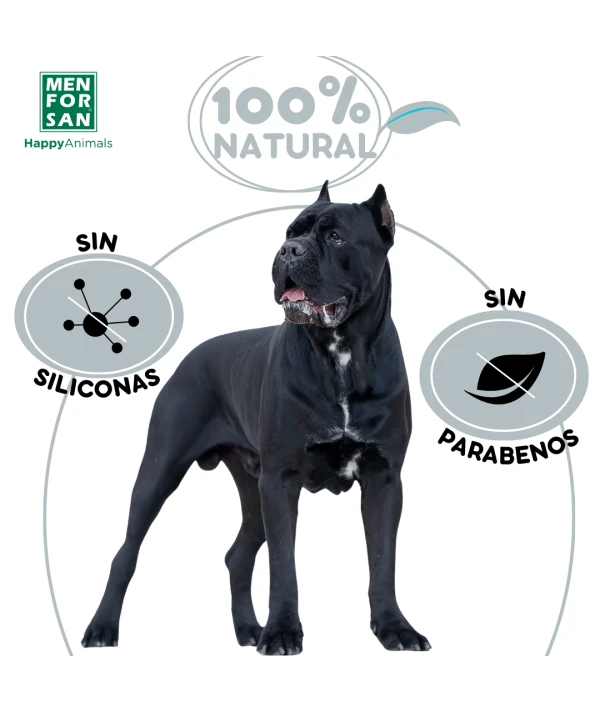 Menforsan Black fur Shampoo - шампоан за кучета с черени, сиви и тъмни нюанси на козината 300 мл.