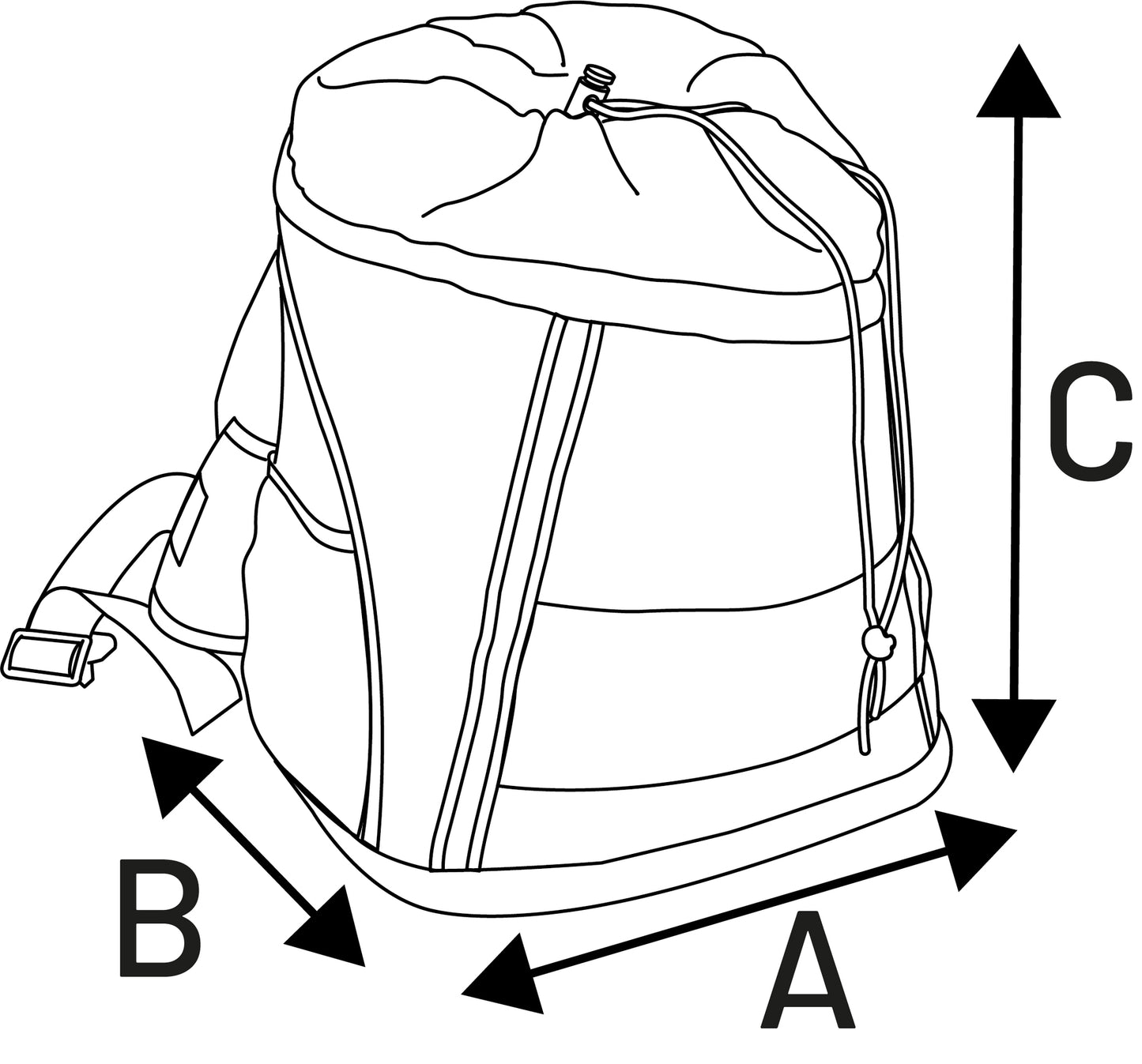 Flamingo Timi Front Carrier - кенгуру за куче 34 / 25 / 37 см.