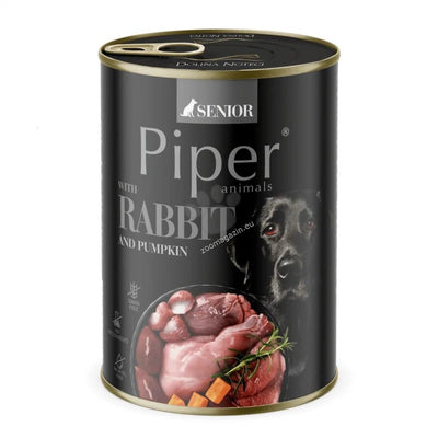Piper Senior Rabbit and Pumpkin - консерва за възрастни кучета със заек и тиква 400 гр