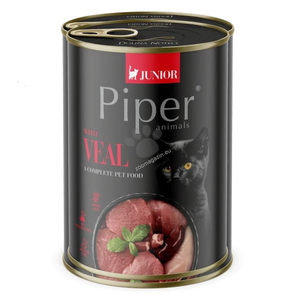 Piper Cat Junior Veal - храна за малки котенца с телешко месо 400 гр