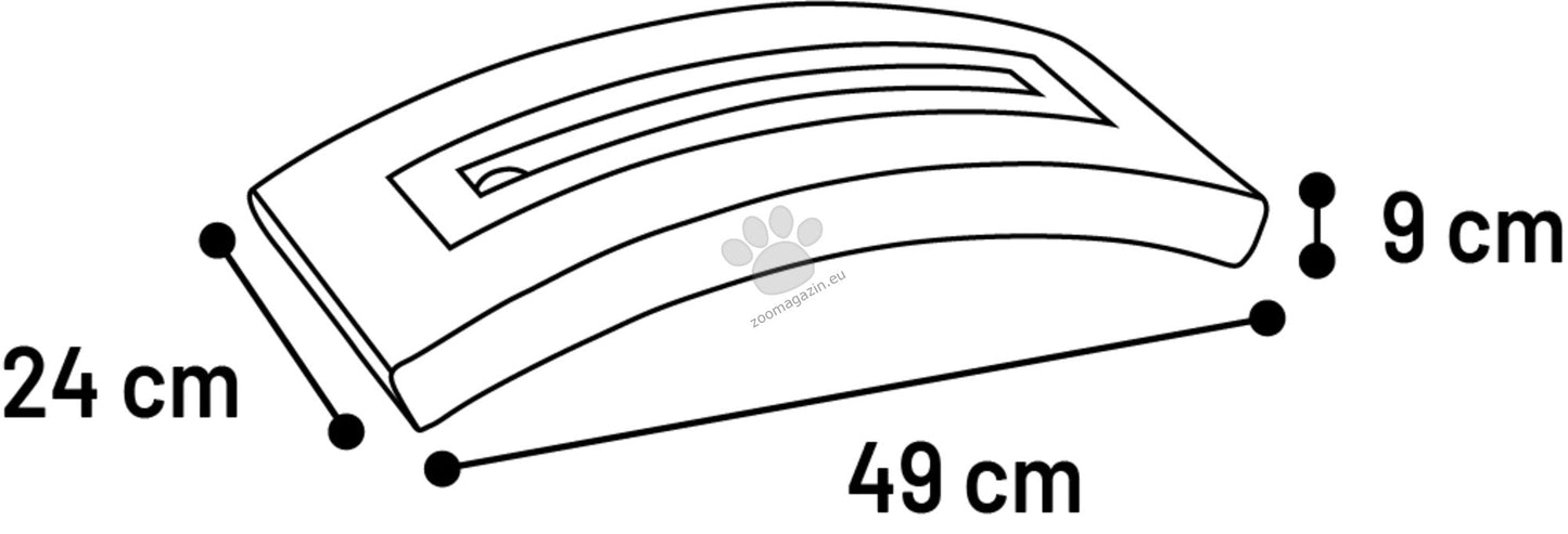 Flamingo Scratching toy Deso - драскалка за котки 49 / 24 / 9 см