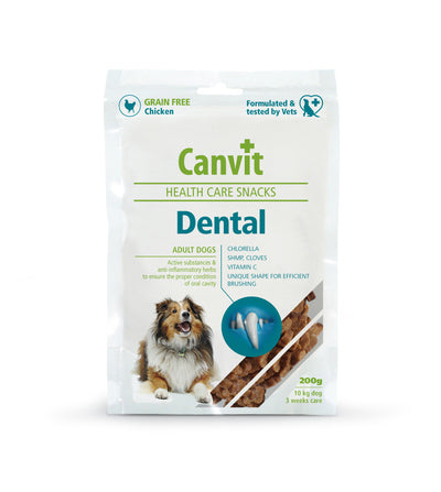 Canvit Snack Dental - дентално лакомство за кучета 200 гр