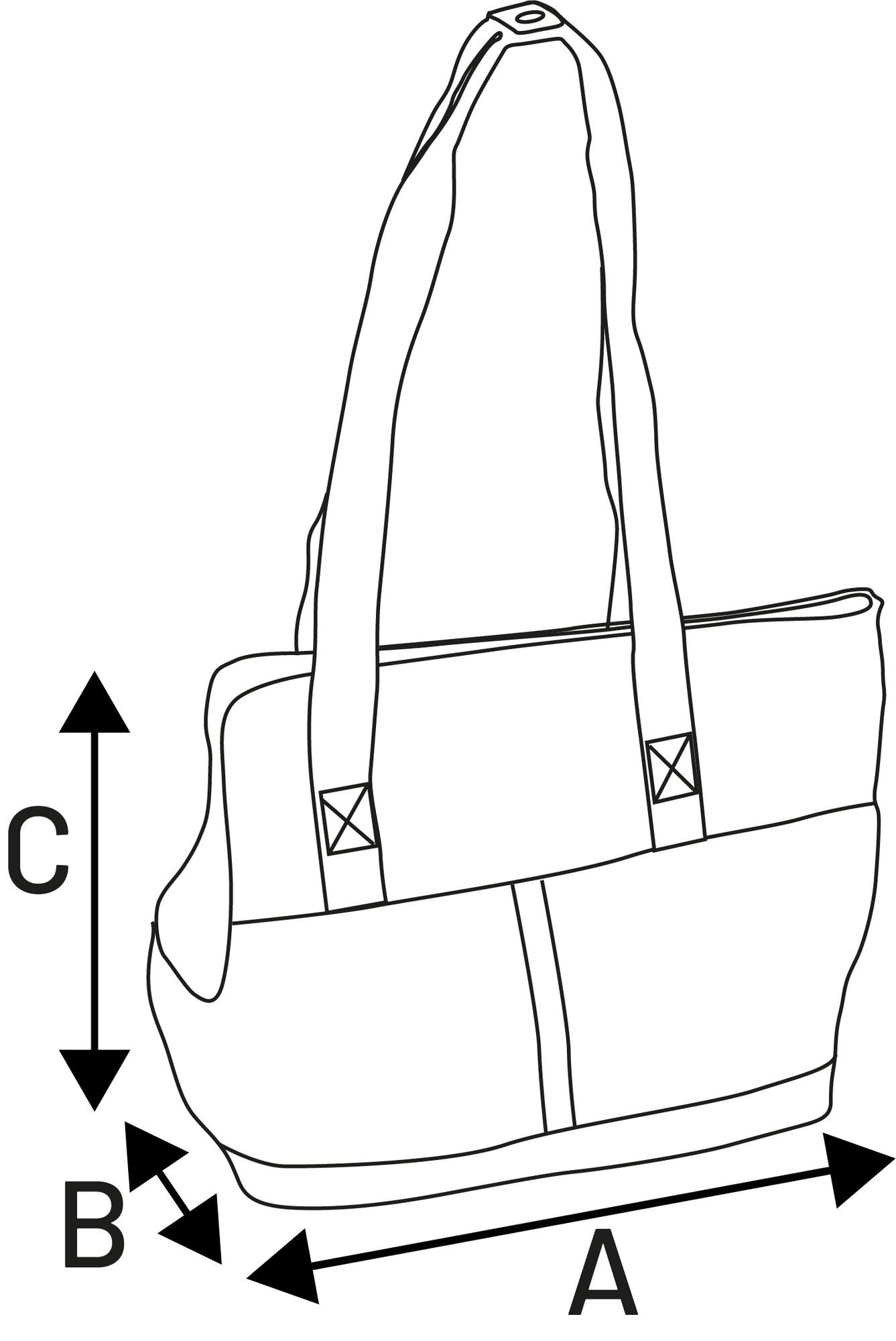 Flamingo Carrying Bag Pookie - луксозна мека чанта 50 / 24 / 26 см