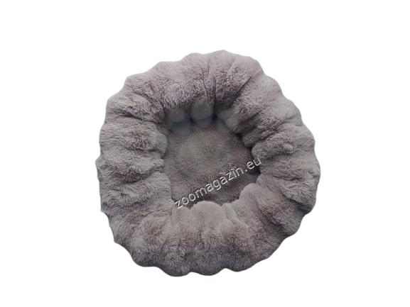 Meduza Dog Bed Bubble - луксозно меко легло 60 см, сиво