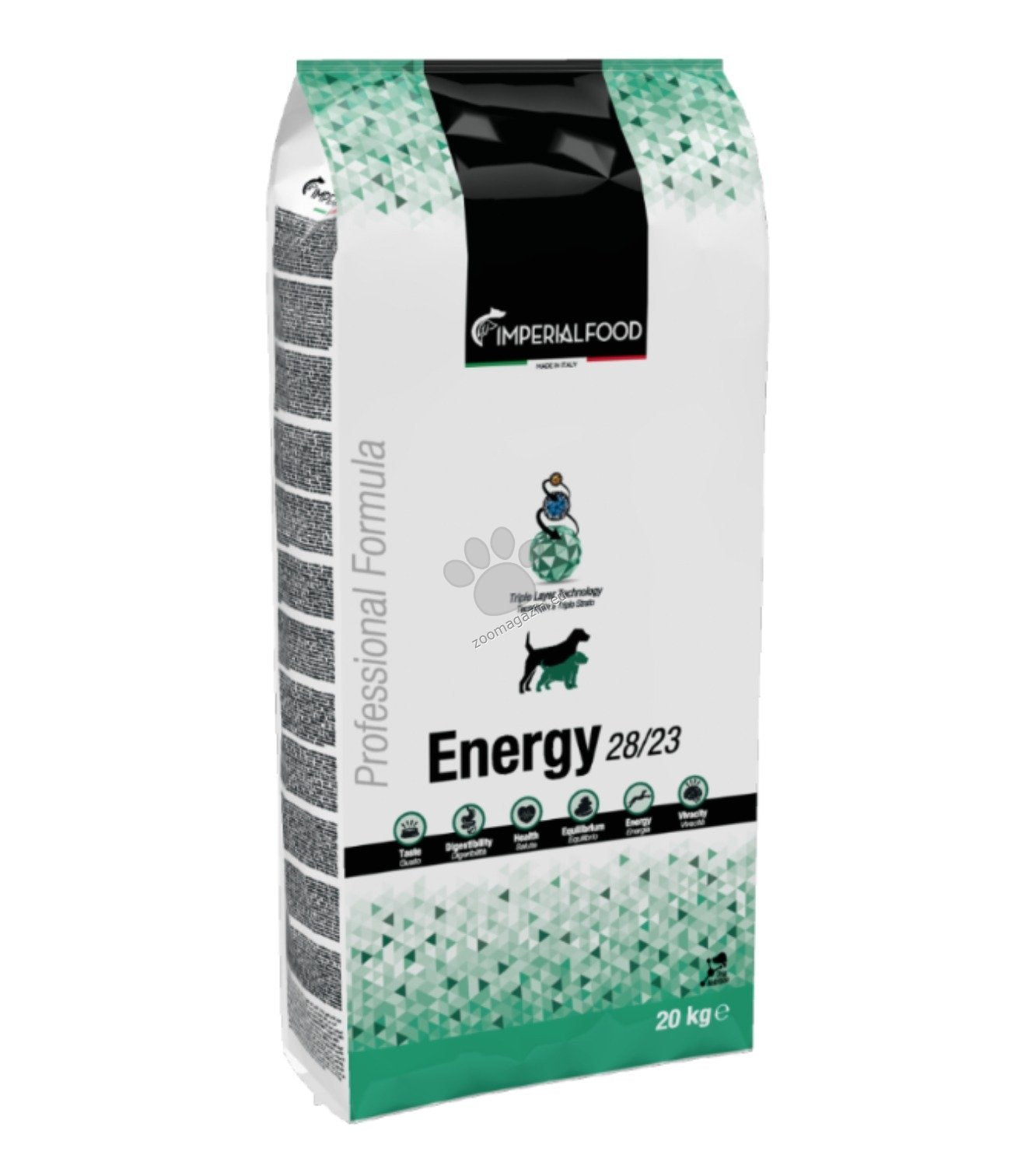 Imperial Food Energy - пълноценна храна за възрастни кучета от всички породи 20 кг