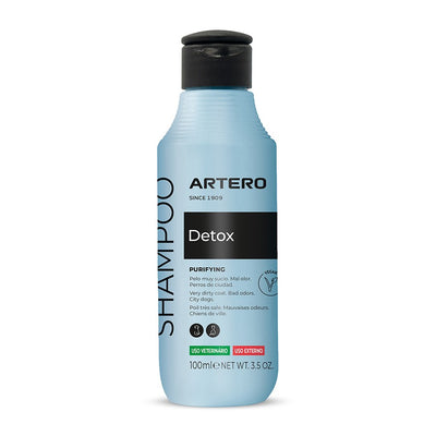 Artero Shampoo Detox - възстановяващ и обезмасляващ шампоан за кучета и котки 100 мл.