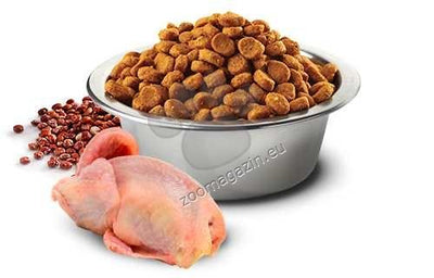 N&D Quinoa Skin & Coat Quail, Coconut – пълноценна храна с киноа за кучета в зряла възраст над 1г. за всички породи при чувствителен стомах, здрава кожа и козина с пъдпъдък, кокос и куркума 2.5 кг.