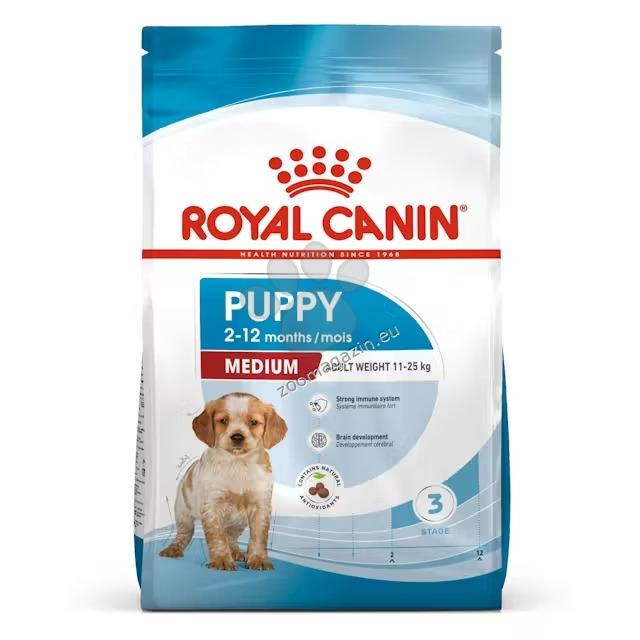 Royal Canin Medium Puppy - пълноценна храна за кученца от средни породи 3 кг