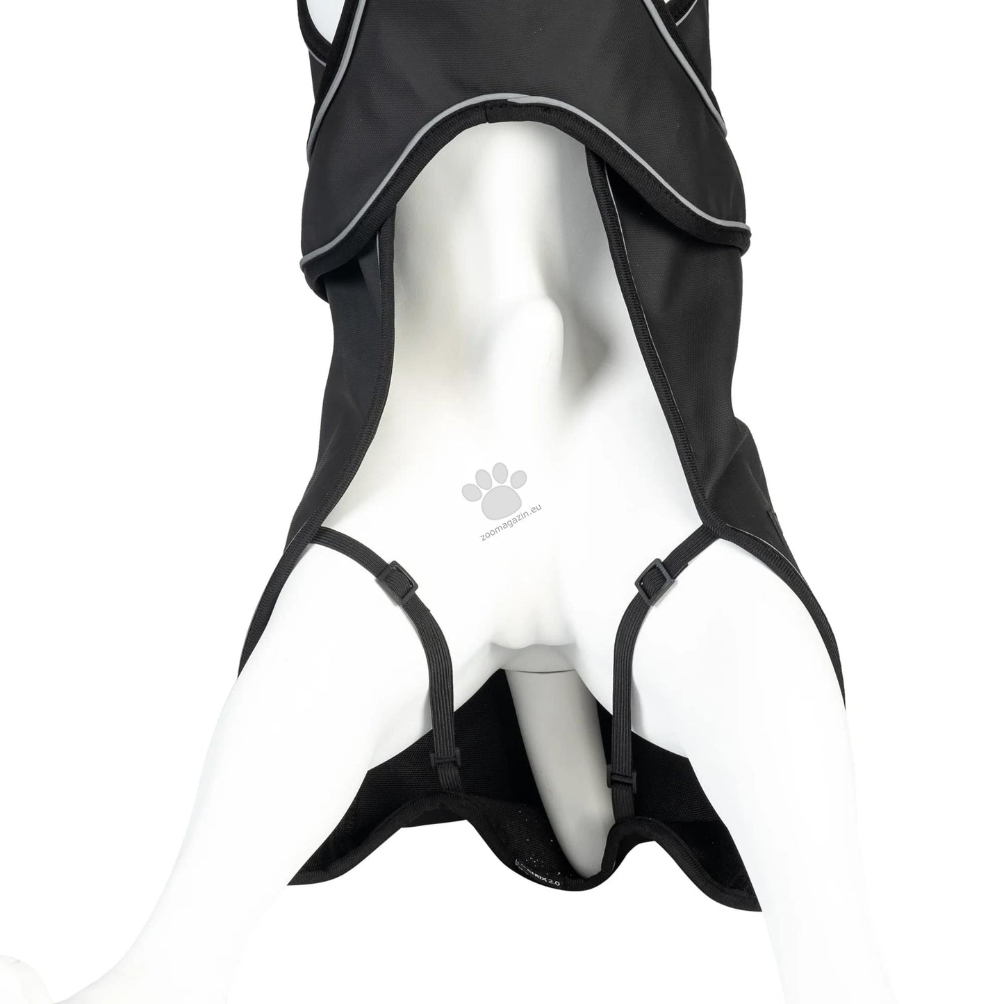 Max Molly Raincoat Matrix Black - дъждобран за куче 50 см