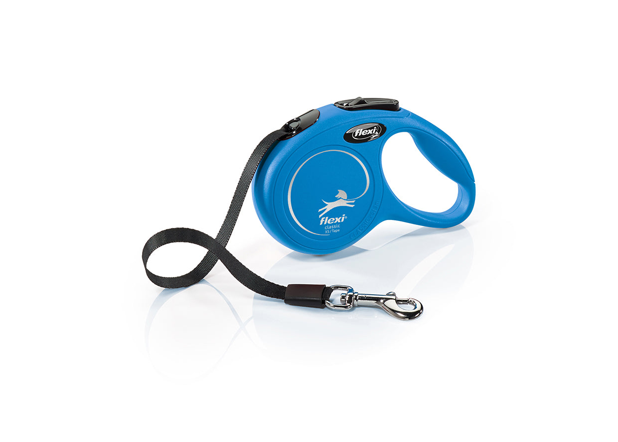 Flexi Classic XS - автоматичен повод лента, 3 метра, за кучета с тегло до 12 кг. / розов /