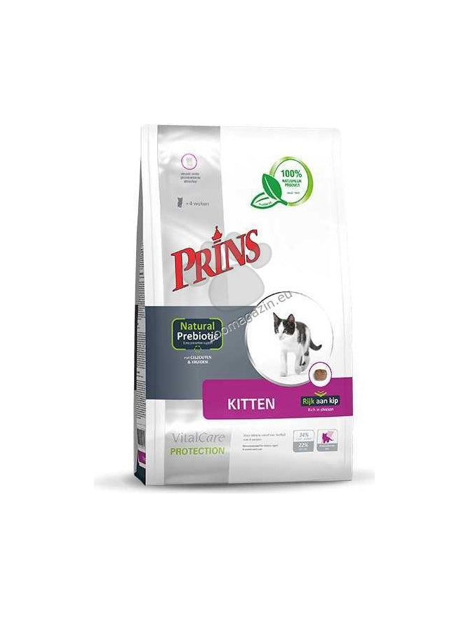 Prins VitallCare Protection Kitten - специална храна за котенца от 4 седмици до 12 месечна възраст 1.5 кг.