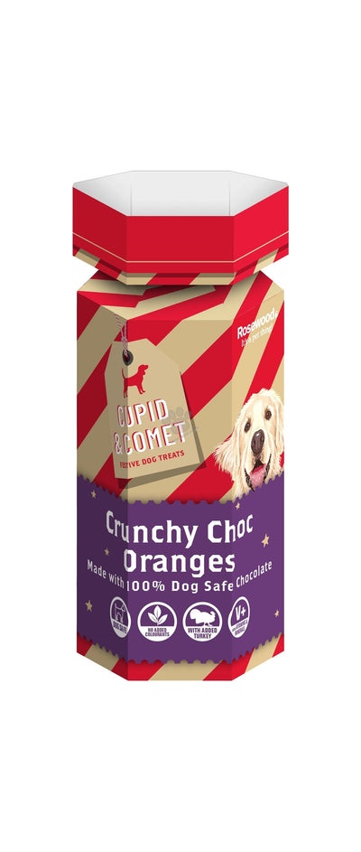 РАЗПРОДАЖБА Rosewood Crunchy Choc Oranges - хрупкави хапки за кучета с портокал и пуешко 100 гр