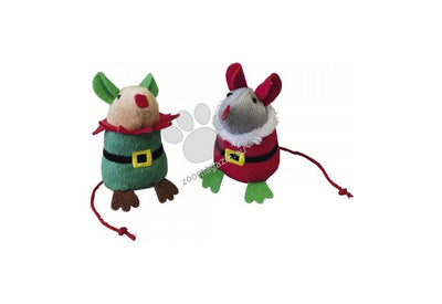 Nobby Xmas Plush Santa Mice - коледни плюшени мишки 8.5 см. 1бр.