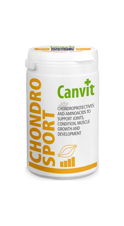 Canvit Chondro Sport for dogs - хранителна добавка с хондроитин за здрави стави при активни кучета 230 гр
