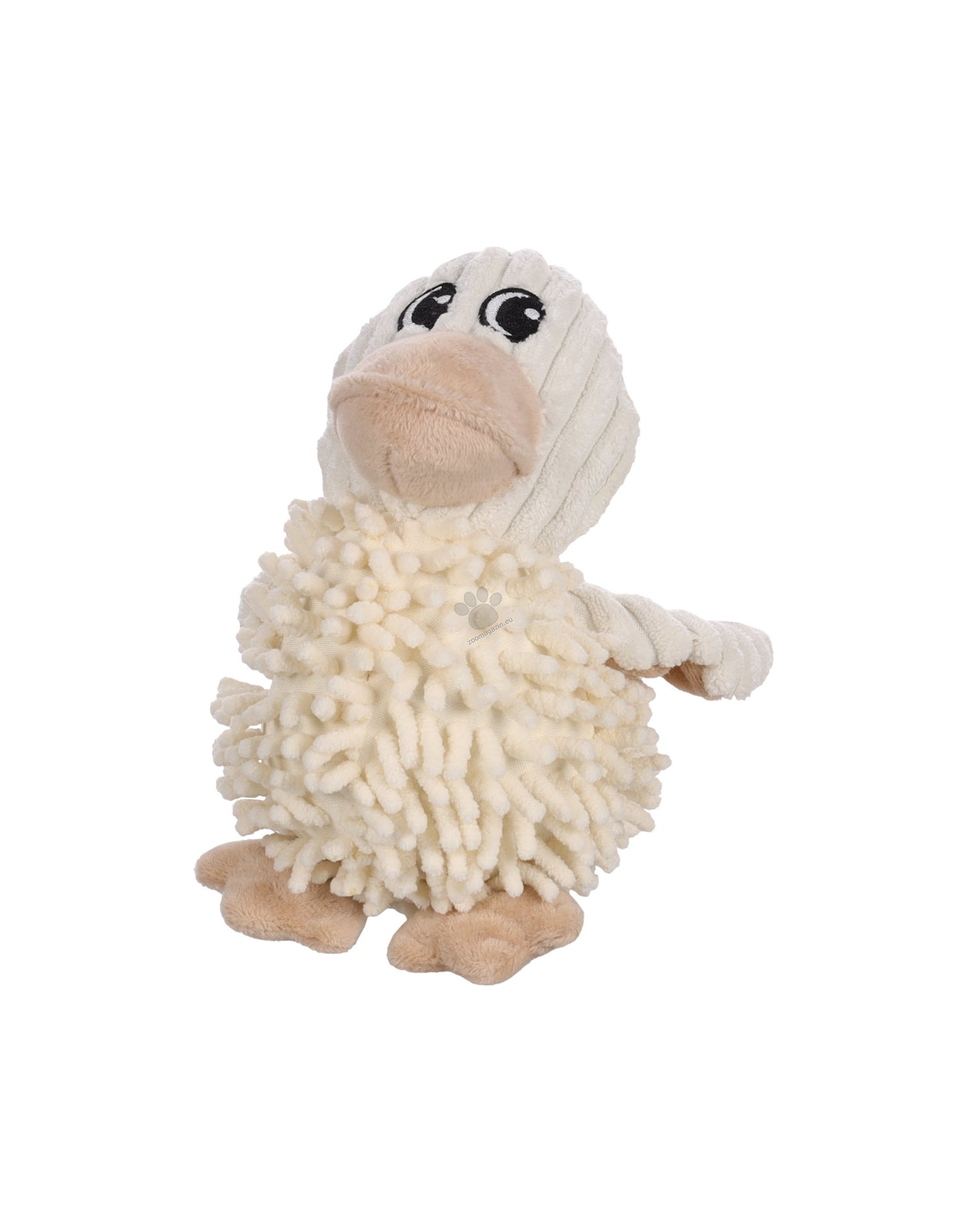 Flamingo Duck Beige - плюшена играчка за куче, пате 18 см.