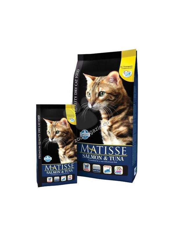 Matisse Salmon & Tuna – пълноценна храна за зрели котки с нормални нива на физическа активност 400 гр.