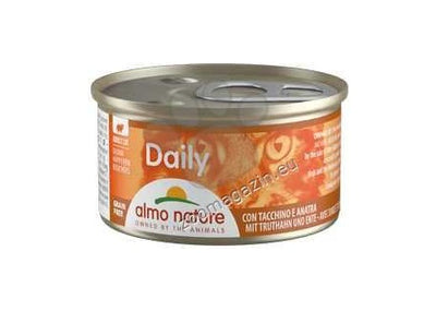 Almo Nature Daily Chunks with Turkey and Duck - консерва за котки с уринарни проблеми с пилешко и пуешко месо 85 гр