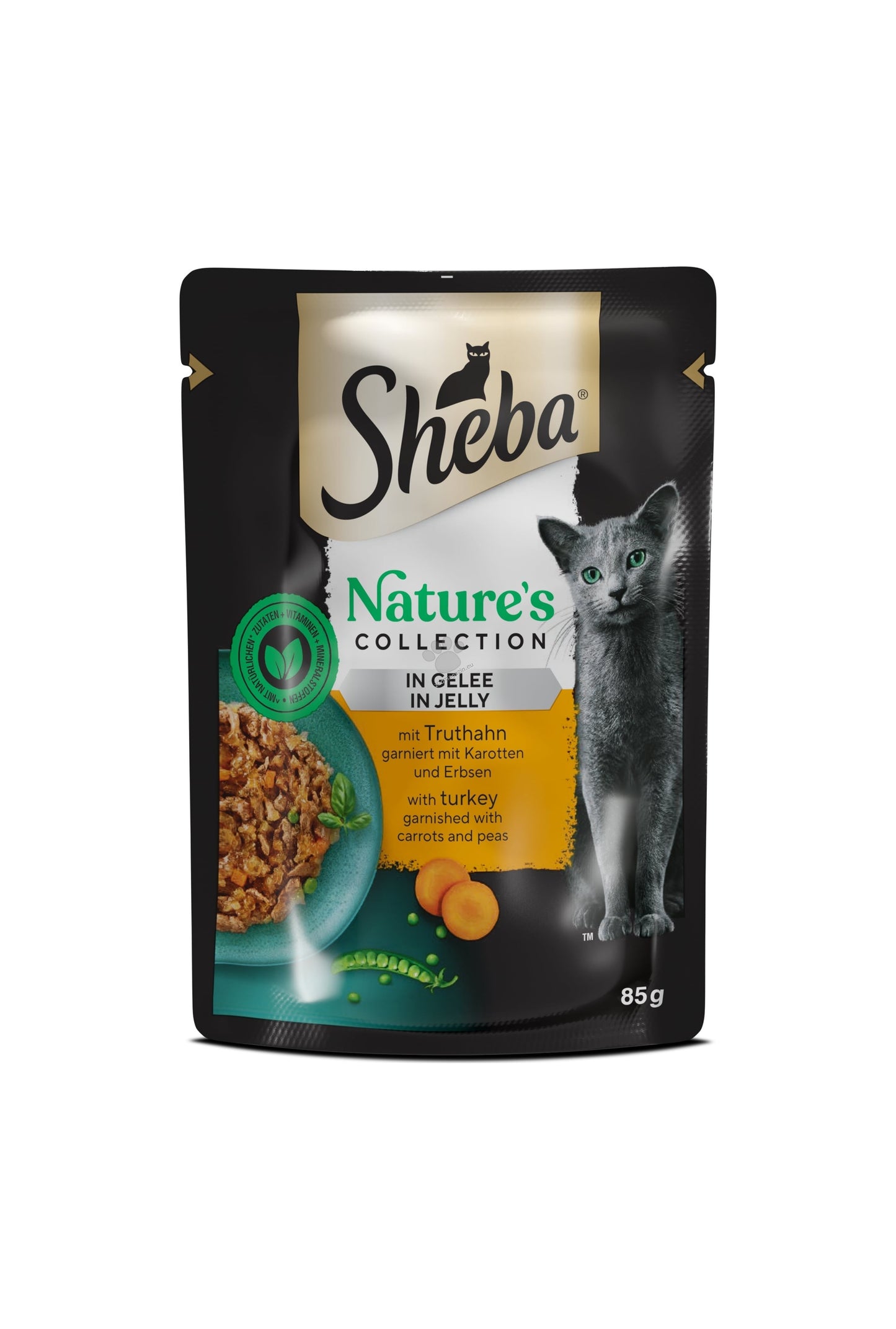 Sheba Natures Collection Turkey - пълноценен пауч за котки с пуешко в желе 85 гр