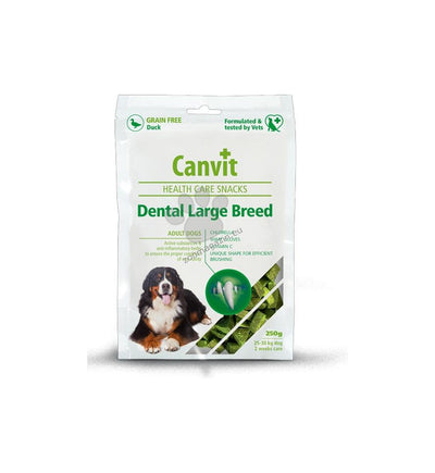 Canvit Snack Dental Large Breed - дентално лакомство за кучета от големи породи 250 гр