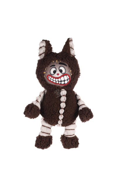 Flamingo Toy Angru Cat Brown - плюшена играчка за кучета,ядосана котка 35 см.