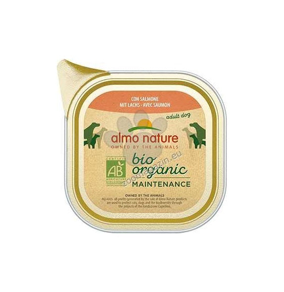 Almo Nature Bio Organic with Salmon - пастет за кучета със сьомга 100 гр