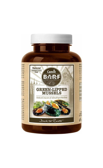 Canvit BARF Green-Lipped Mussel - хранителна добавка със зеленоуста мида 180 гр