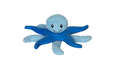 Kiwi Walker Lets Play Octopus and Starfish Blue - плюшен октопод и морска звезда от термопластичен каучук 25 см, син