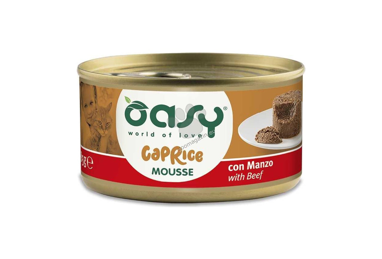 Oasy Caprice Mousse with Beef - мус за котки с говеждо 85 гр.