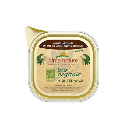 Almo Nature Bio Organic with Veal and Vegetables - пастет за кучета с телешко и зеленчуци 100 гр
