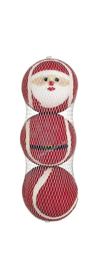 Nobby Xmas Tennis Ball Santa - тенис топки 6 см, 3 бр