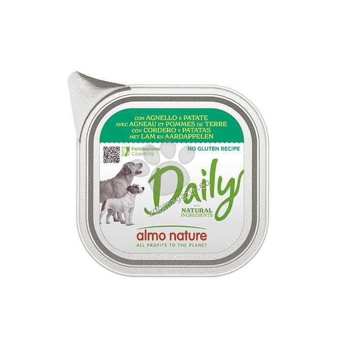 Almo Nature Daily with Lamb and Potatoes - пастет за кучета с агнешко и картофи 100 гр