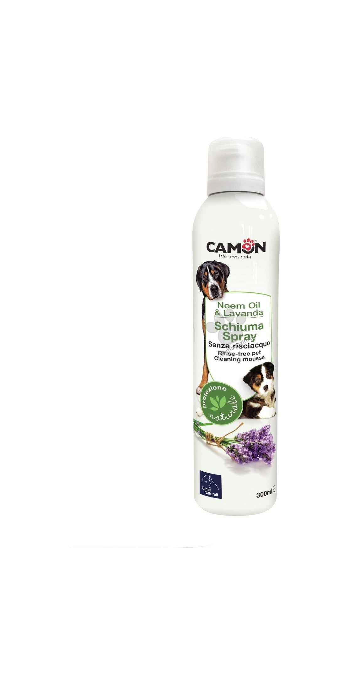 Camon Neem Oil and Lavanda Cleaning Mousse - почистваща пяна без отмиване с масло от нийм 300 мл