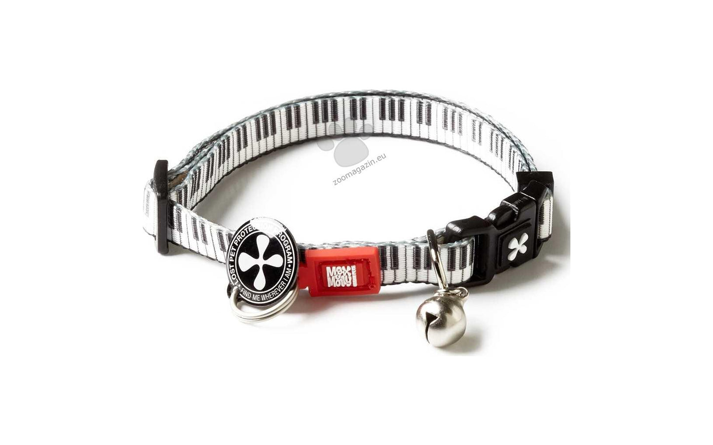 Max Molly Piano smart ID - нашийник с чип за сигурност 22 - 35 см.