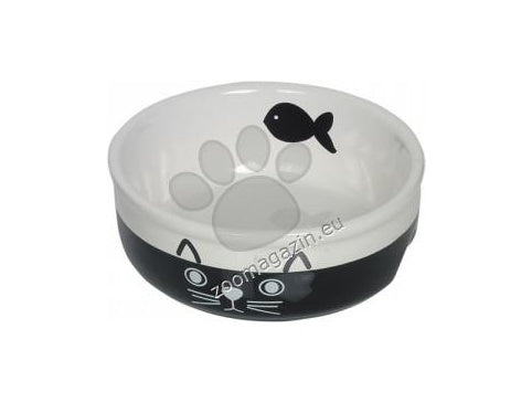 Nobby Cat ceramic bowl FACE - керамична купа /13.5x5см/ 250мл