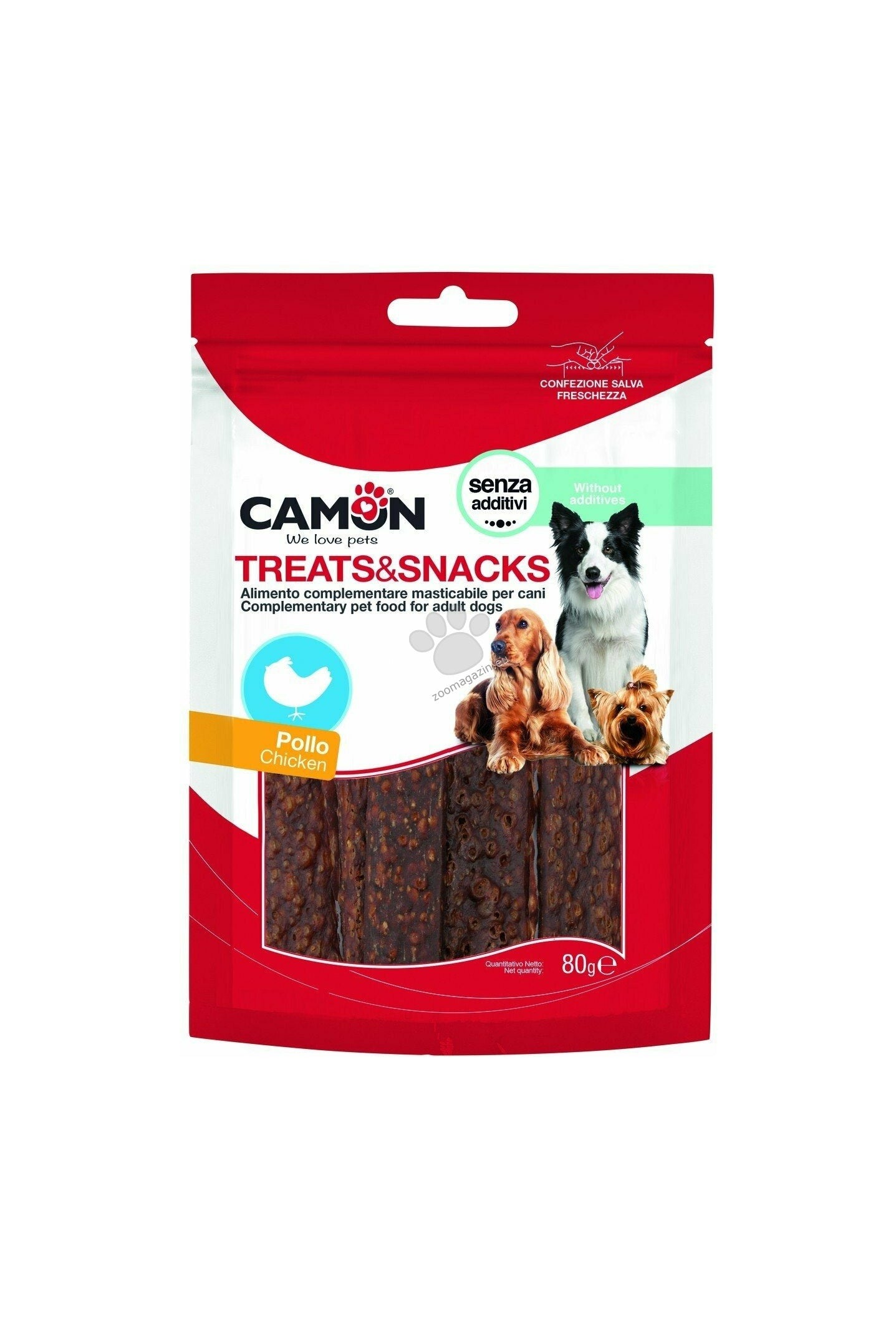 Camon Puff Jerky Chicken - блокчета с пилешко месо 80 гр