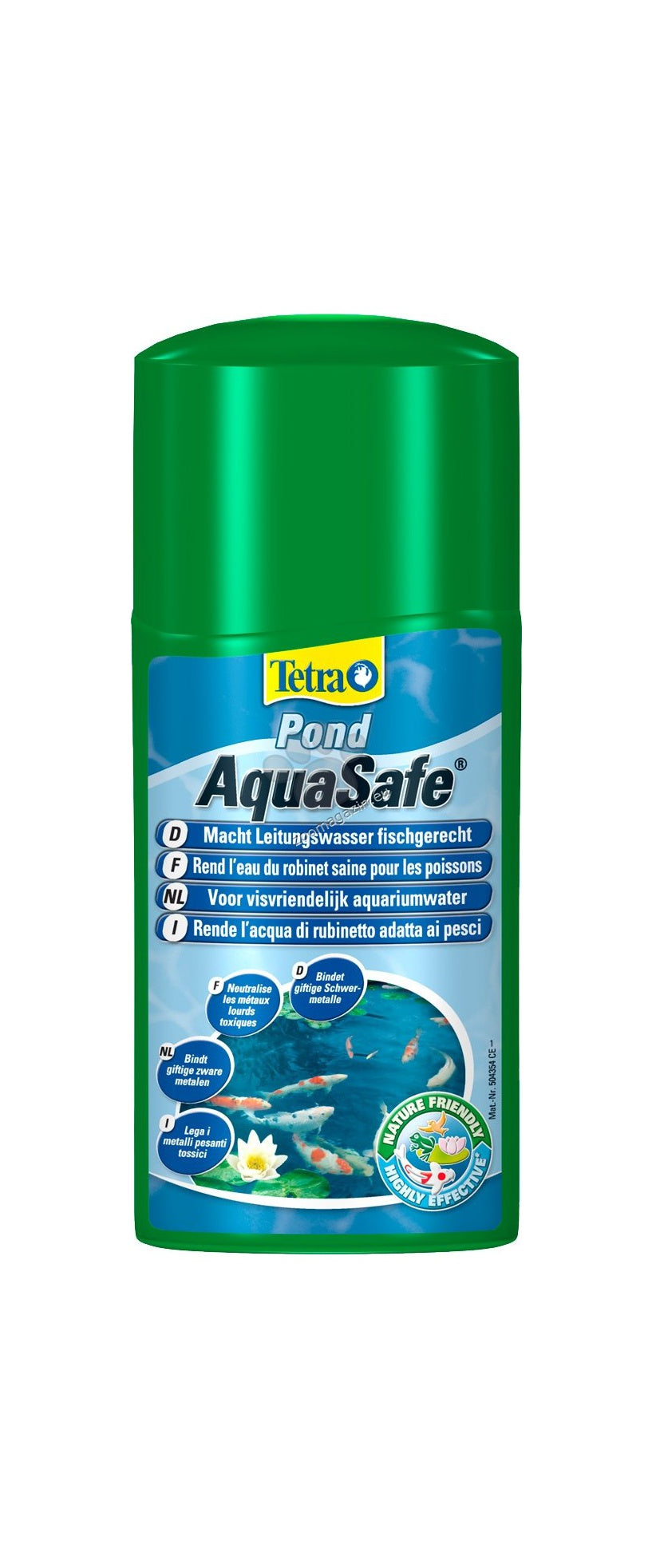 Tetra Pond AquaSafe - кондиционер за вода за езерни рибки 250 мл.