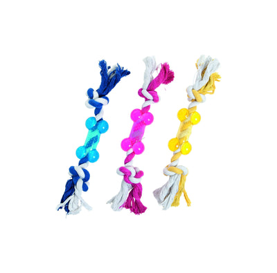 Flamingo Missy Bone Cord with 2 knots - играчка за куче 21 см