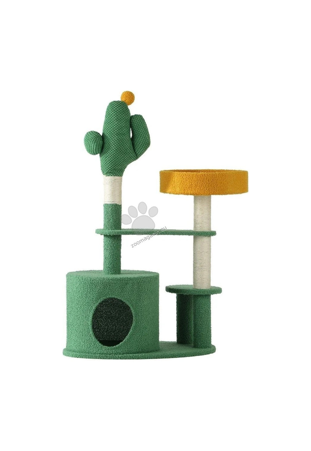 Play Me - драскало Тихуана 58 / 40 / 100 см, зелено кактус