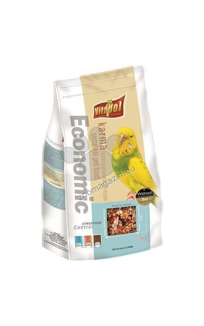 Vitapol Economic complete food for budgies - пълноценна храна за вълнисти папагали 1,2 кг