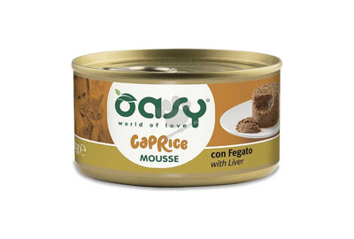 Oasy Caprice Mousse with Liver - мус за котки с черен дроб 85 гр.