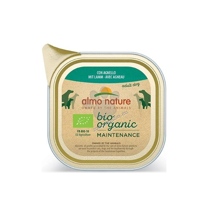 Almo Nature Bio Organic with Lamb - пастет за кучета с агнешко месо 100 гр
