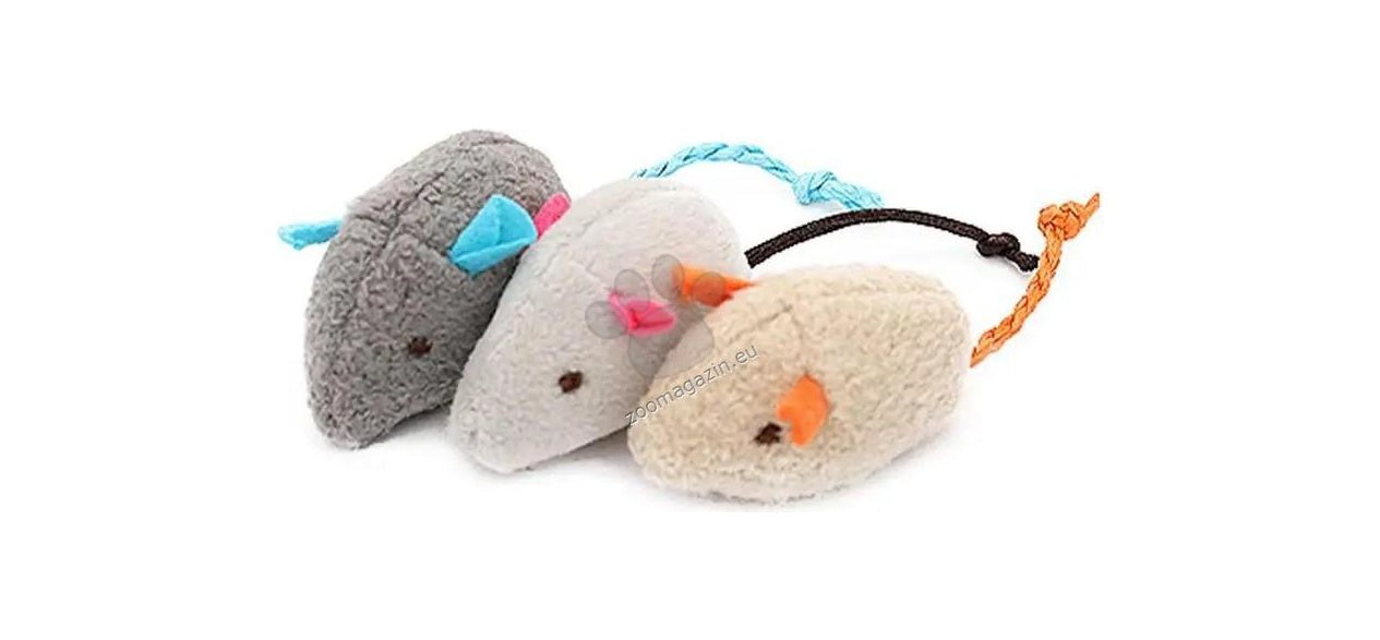 Play Me - плюшени мишки с Catnip 3 бр