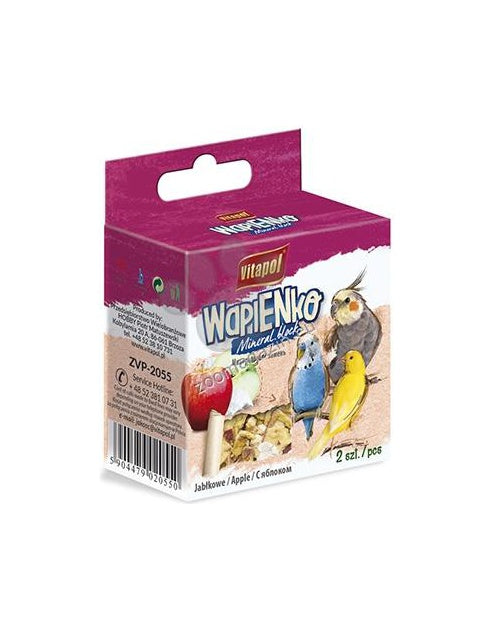 Vitapol Natural - минерален блок за птици с ябълка 35 гр