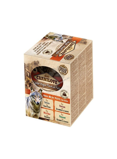 Carnilove Dog Pouch Pate Multipack - мултиопаковка паучове за куче 4 x 300 гр