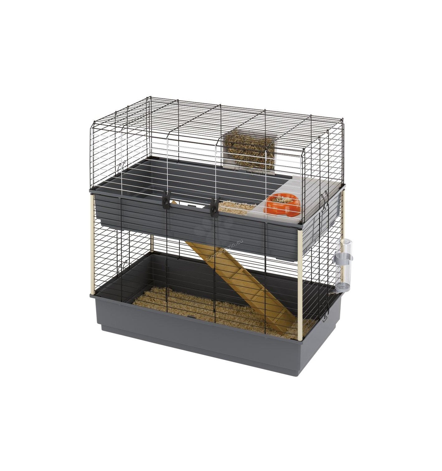 Ferplast - Rabbit 100 Double - клетка за зайци 99 / 51.5 / 92 cm