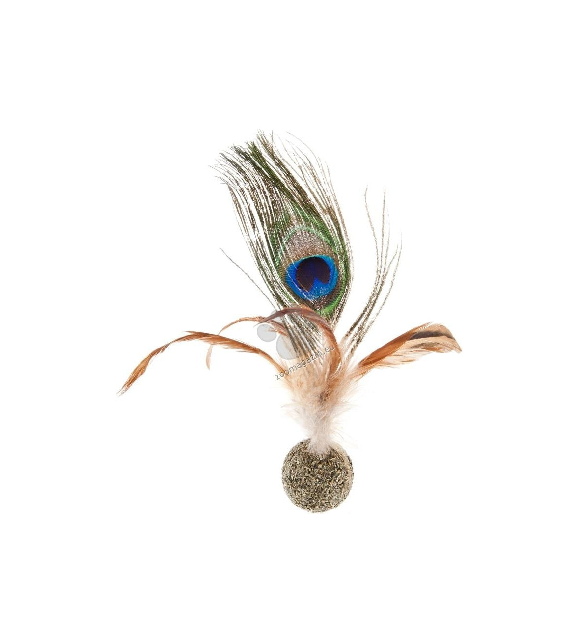 Ferribiella Peacock feathers ball - играчка с котешка трева 18 см