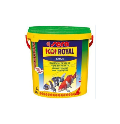 Sera - Koi Royal Large - основна храна за млади кои и големи по размер езерни рибки 21000 мл.