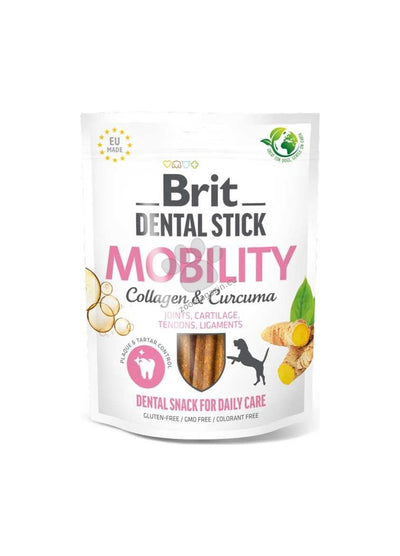 Brit Dental Stick Mobility with Curcuma and Collagen - дентални лакомства с куркума и колаген 7 бр