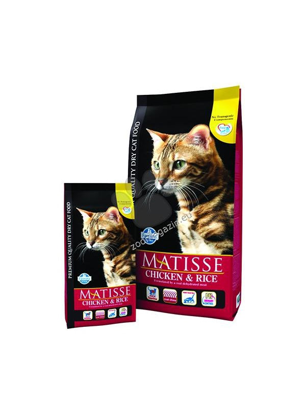 Matisse Chicken & Rice - пълноценна храна за зрели котки с нормални нива на физическа активност 400 гр.