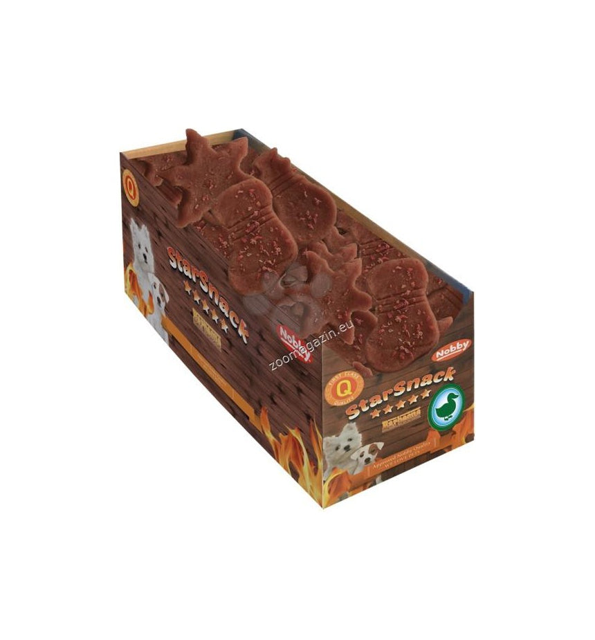 Nobby StarSnack XMAS Shapes Duck display - кутия коледни лакомства за куче с патешко месо 3.8 кг.